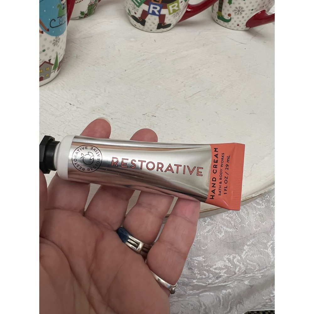 Bath & Body Works Restorative Hand Cream 1 fl oz Travel Size Moisturizer Tube